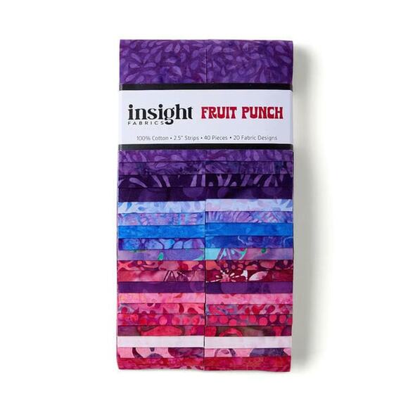 Fruit Punch Batik Jelly Roll by Insight Fabrics - Picture 1 of 3